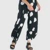 Alembika Alembika Large Dot Punto Pant, Black 1 Alembika Alembika Large Dot Punto Pant, Black