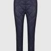 Alembika Quilted Slim Pant, Royal