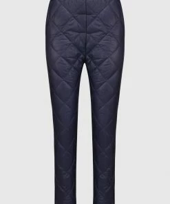 Alembika Quilted Slim Pant, Royal