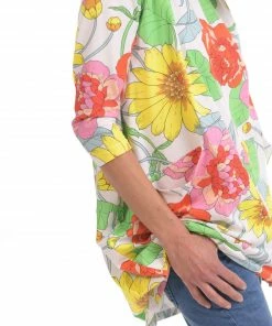 Alembika Garden Print Cocoon Tunic, Bloom Alembika 25 Alembika Garden Print Cocoon Tunic, Bloom Alembika