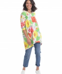 Alembika Garden Print Cocoon Tunic, Bloom Alembika 27 Alembika Garden Print Cocoon Tunic, Bloom Alembika