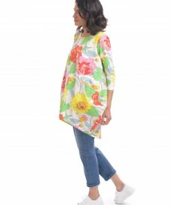 Alembika Garden Print Cocoon Tunic, Bloom Alembika 28 Alembika Garden Print Cocoon Tunic, Bloom Alembika