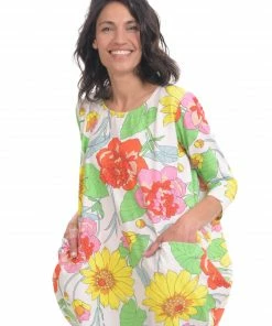 Alembika Garden Print Cocoon Tunic, Bloom Alembika 31 Alembika Garden Print Cocoon Tunic, Bloom Alembika