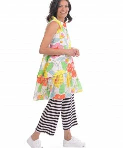 Alembika Garden Print Sleeveless Tunic, Bloom