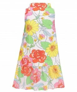 Alembika Garden Print Sleeveless Tunic, Bloom