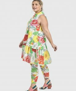 Alembika Garden Print Legging, Bloom