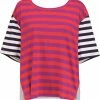 Alembika Mixed Stripe Boxy Tee, Multi 1 Alembika Mixed Stripe Boxy Tee, Multi