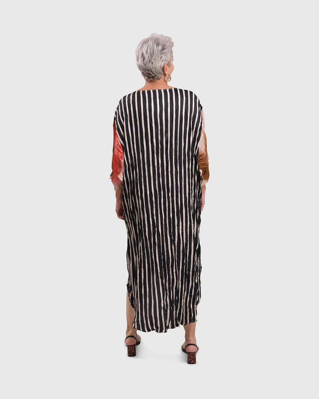 Alembika Alembika Satin Crush Mix Panel Dress, Butterfly 6 Alembika Alembika Satin Crush Mix Panel Dress, Butterfly