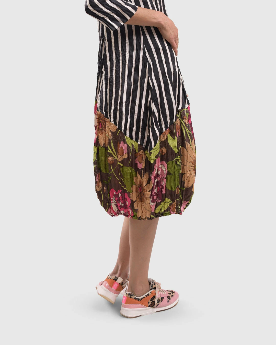 Alembika Satin Crush Wonderful Dress, Stripes 9 Alembika Satin Crush Wonderful Dress, Stripes