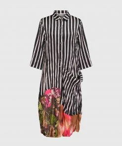 Alembika Satin Crush Wonderful Dress, Stripes 20 Alembika Satin Crush Wonderful Dress, Stripes