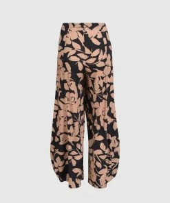 Alembika Silhouette Print Punto Pant, Floral