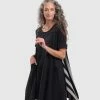 Alembika Striped Back Gauze Tunic, Black Alembika 1 Alembika Striped Back Gauze Tunic, Black Alembika