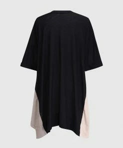 Alembika Alembika Striped Knit Accent V Neck Swing Top, Multi 31 Alembika Alembika Striped Knit Accent V Neck Swing Top, Multi