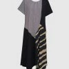 Alembika Tekbika Stripe Mix Dress, Dunes Alembika