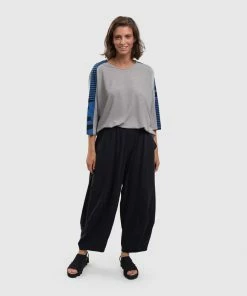 Alembika Alembika Tekbika Stripe Relaxed Top, Ocean