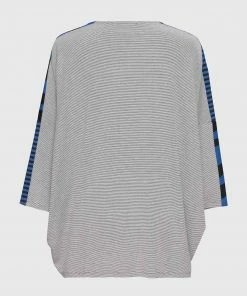 Alembika Alembika Tekbika Stripe Relaxed Top, Ocean