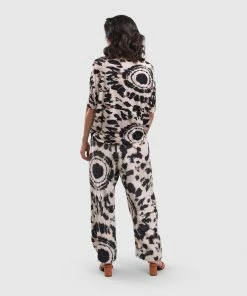 Alembika Alembika Tie Dye Print Relaxed Top, Tribal