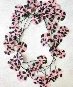 Ekeimenna By Annemieke Broenink Huge Recycled Pansy Necklace - Blush Pink