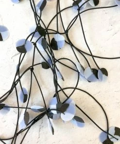 Ekeimenna By Annemieke Broenink Recycled Wildflower Necklace - Dusty Blue Annemieke Broenink