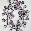 Annemieke Broenink Batik Poppy Necklace, Amethyst Ink Annemieke Broenink