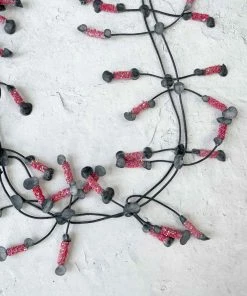 Annemieke Broenink Glitter Pop Necklace, Red Annemieke Broenink