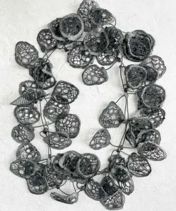 Annemieke Broenink Lace Poppy Necklace, Black Annemieke Broenink