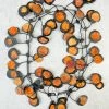 Annemieke Broenink Batik Poppy Necklace, Pumpkin Annemieke Broenink