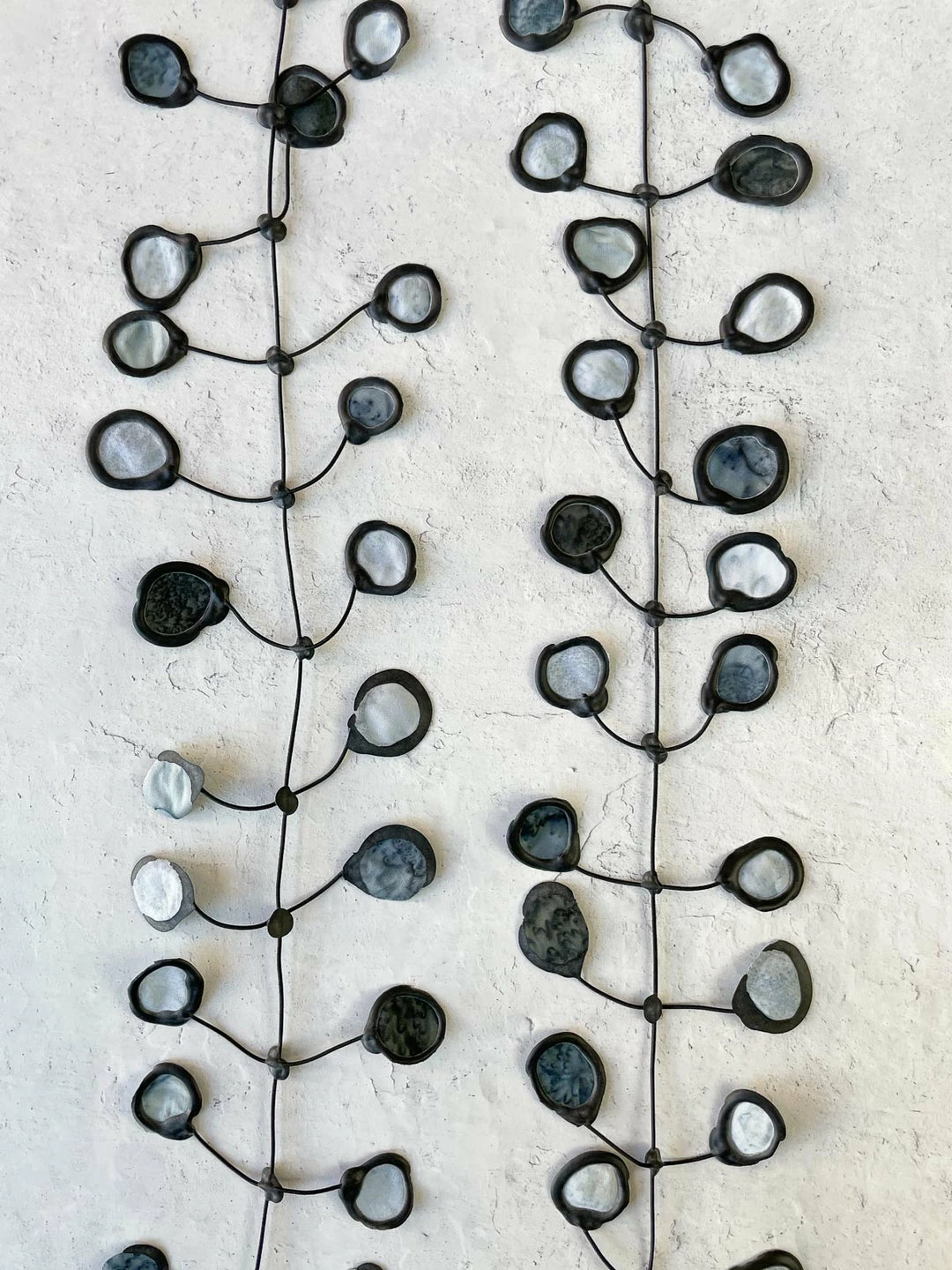 Annemieke Broenink Annemieke Broenink Batik Poppy Necklace, Smoke Ink