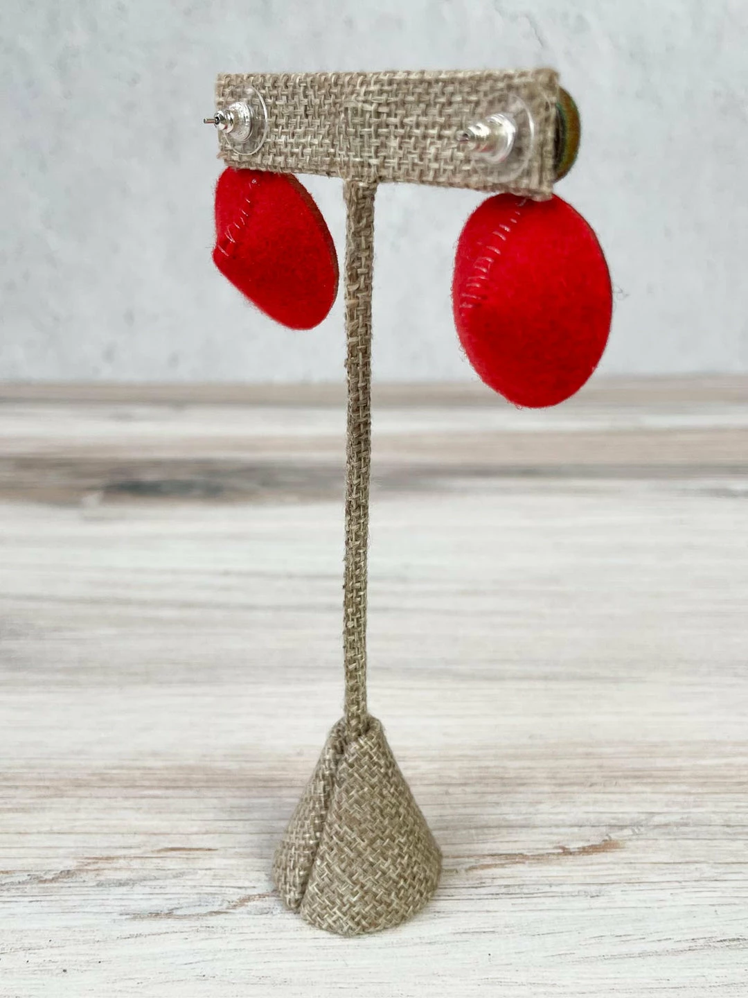 Beyond Threads Beyond Threads Douli Earrings, Green/Red 5 Beyond Threads Beyond Threads Douli Earrings, Green/Red