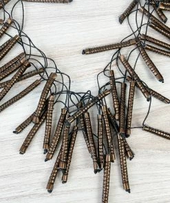 Beyond Threads Firecracker Necklace, Bronze Beyond Threads