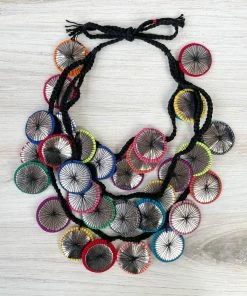 Beyond Threads Beyond Threads Parasols Necklace, Multi