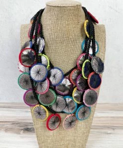 Beyond Threads Beyond Threads Parasols Necklace, Multi