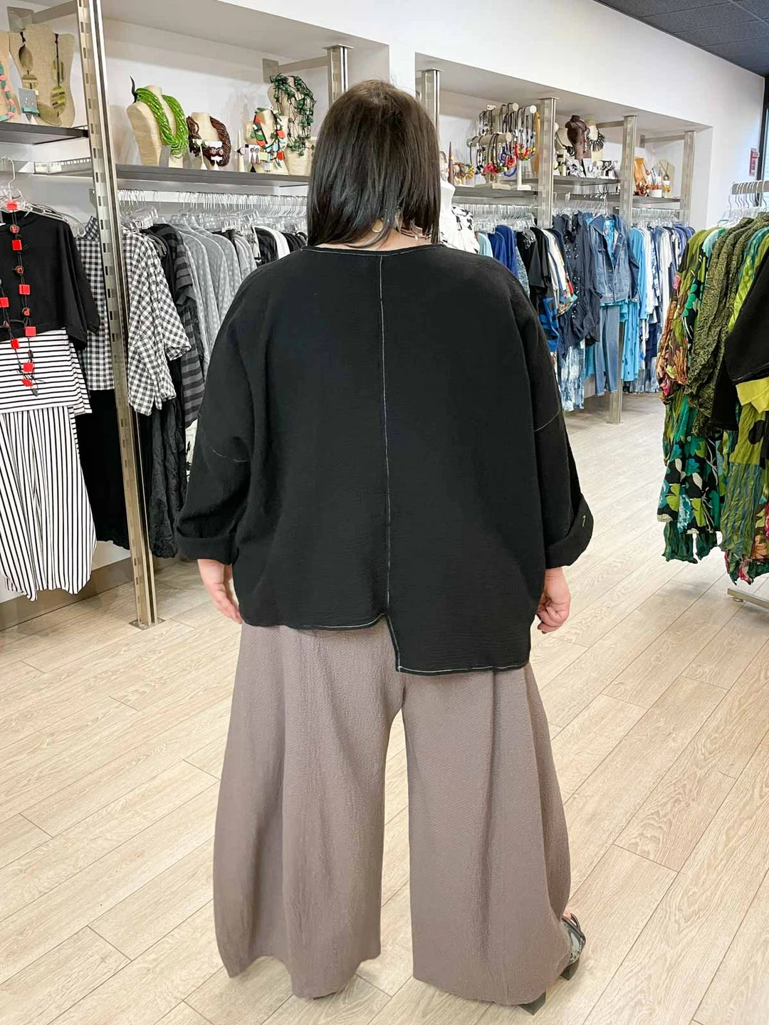 Bodil Bodil Cotton Gauze Jacket, Black 7 Bodil Bodil Cotton Gauze Jacket, Black