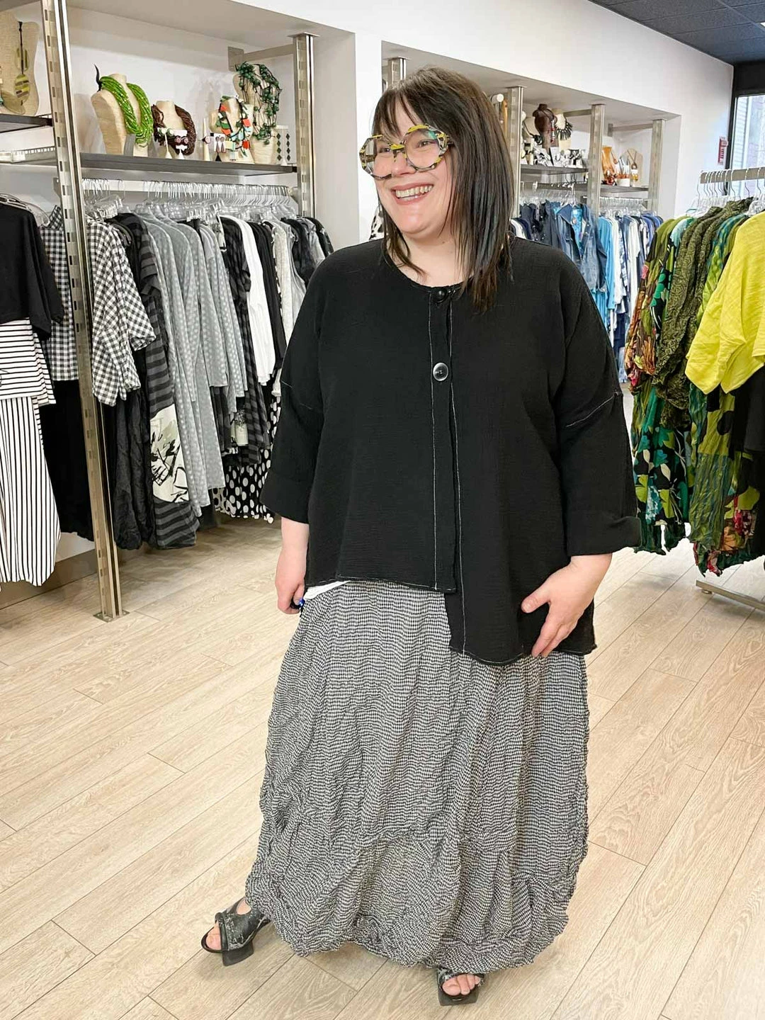 Bodil Bodil Cotton Gauze Jacket, Black 8 Bodil Bodil Cotton Gauze Jacket, Black