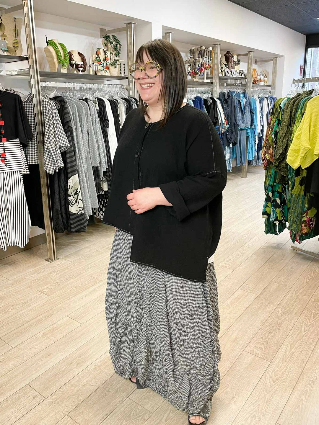 Bodil Bodil Cotton Gauze Jacket, Black 9 Bodil Bodil Cotton Gauze Jacket, Black