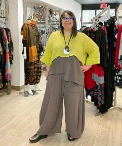 Bodil Bodil Gauze Crop Top, Lemonade