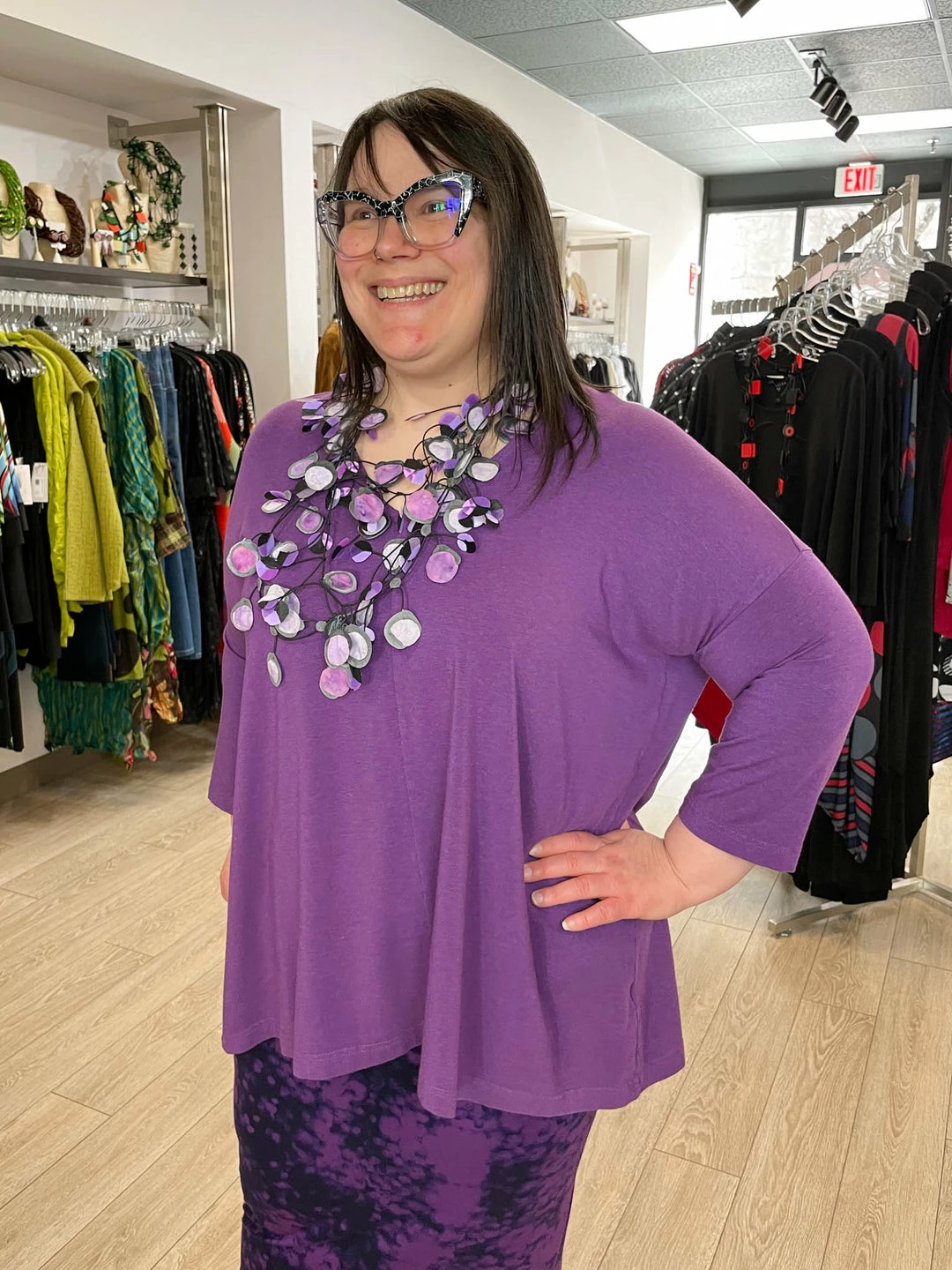 Bryn Walker Bax Shirt, Passionflower Bryn Walker 3 Bryn Walker Bax Shirt, Passionflower Bryn Walker