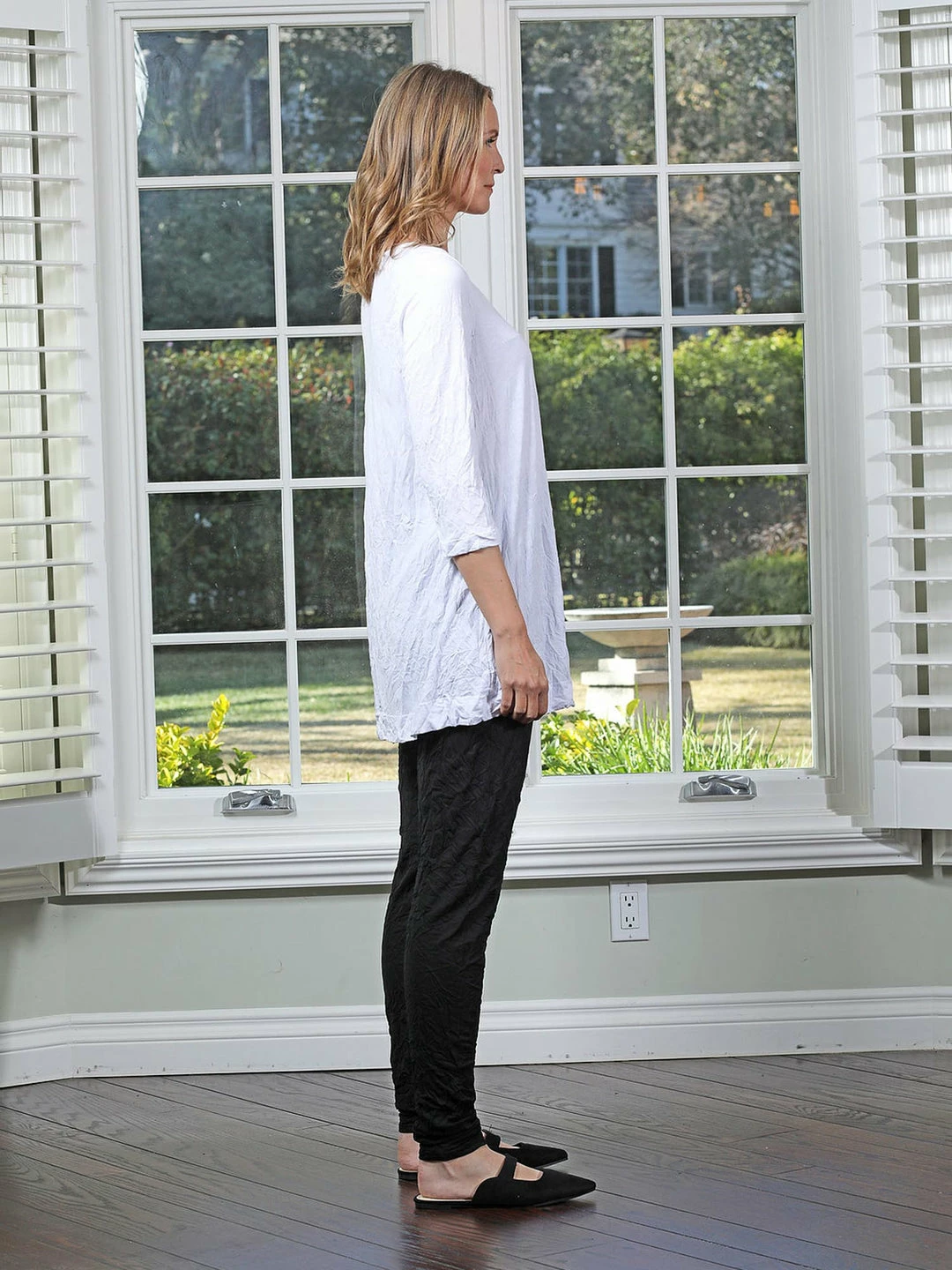 Chalet Chalet Et Ceci Crinkle 3/4 Sleeve Tunic, White