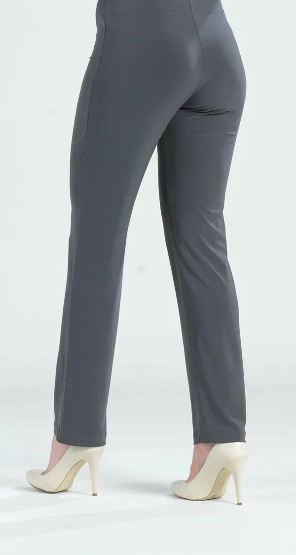 Clara Sunwoo Clara Sunwoo Knit Straight Leg Pant, Charcoal