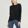 Clara Sunwoo Modal Cotton Twist Hem Top, Black Clara Sunwoo 2 Clara Sunwoo Modal Cotton Twist Hem Top, Black Clara Sunwoo