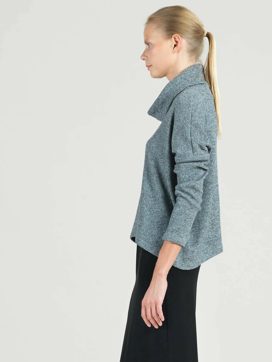 Clara Sunwoo Tipped Hem Turtleneck Sweater Top, Grey Clara Sunwoo 5 Clara Sunwoo Tipped Hem Turtleneck Sweater Top, Grey Clara Sunwoo