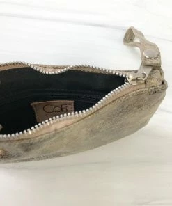 CoFi Leathers Ellie Wristlet, Gold CoFi Leathers