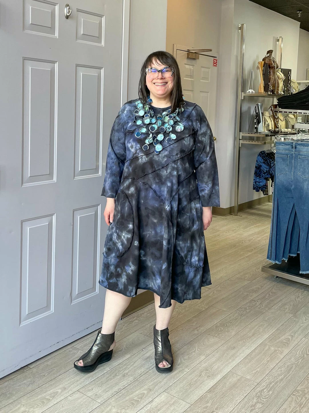 Cynthia Ashby Circle Dress, Storm Cynthia Ashby 4 Cynthia Ashby Circle Dress, Storm Cynthia Ashby