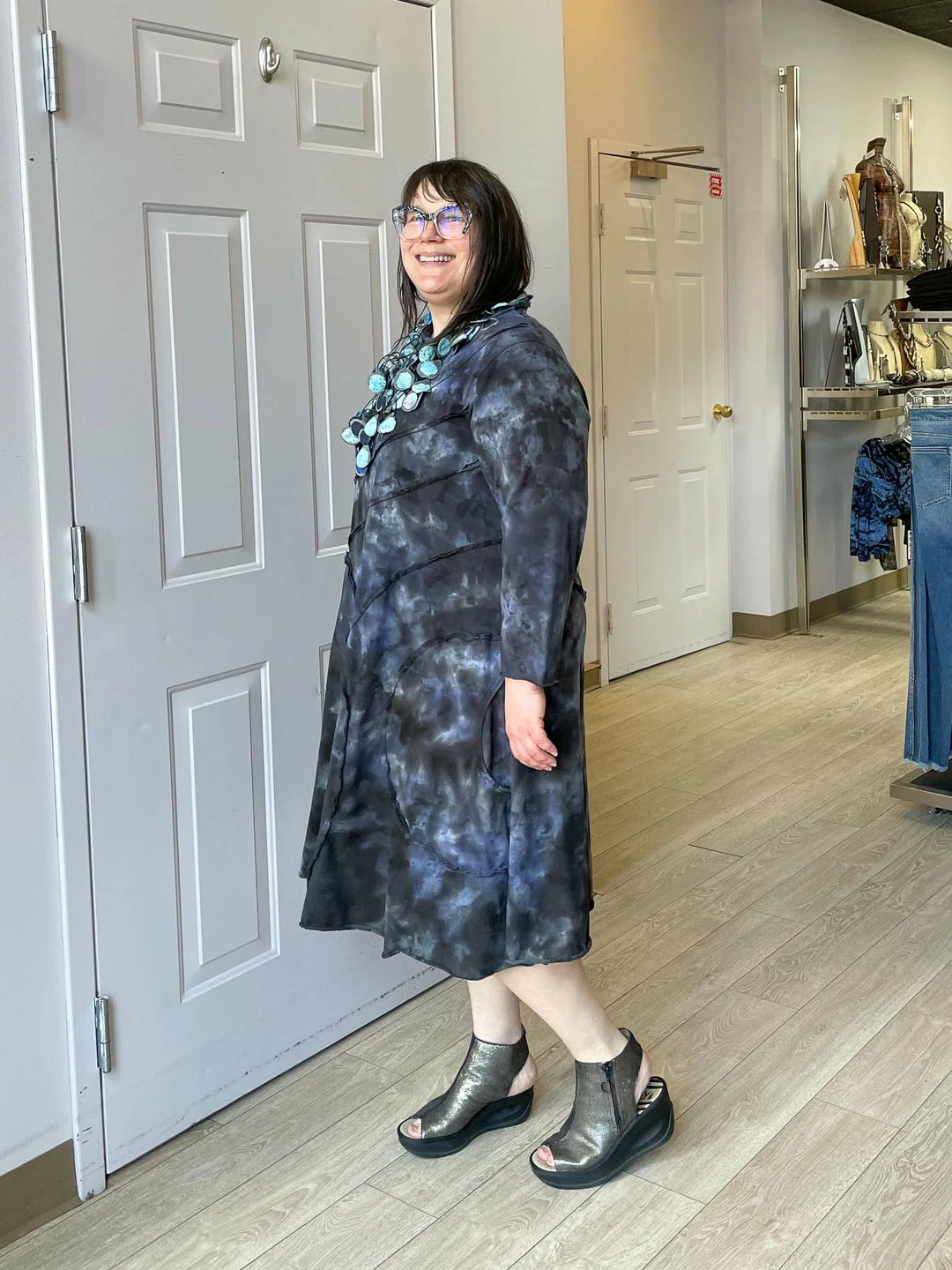 Cynthia Ashby Circle Dress, Storm Cynthia Ashby 5 Cynthia Ashby Circle Dress, Storm Cynthia Ashby