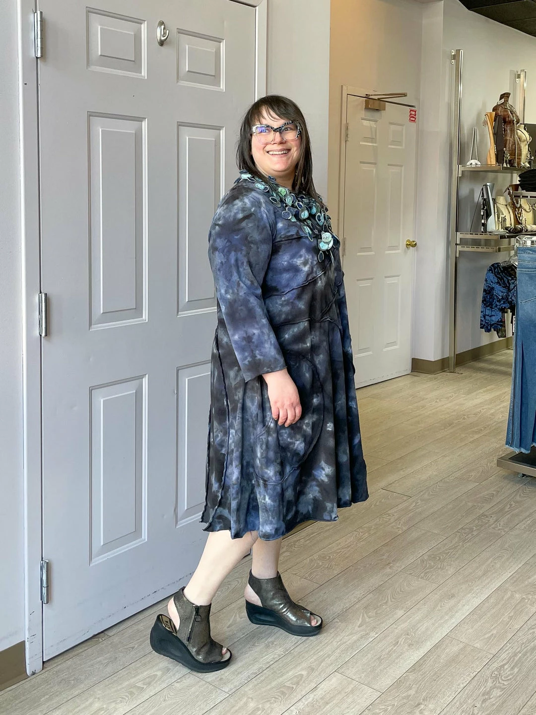 Cynthia Ashby Circle Dress, Storm Cynthia Ashby 6 Cynthia Ashby Circle Dress, Storm Cynthia Ashby