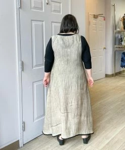 Cynthia Ashby Cynthia Ashby Joy Dress, Natural Airbrush 16 Cynthia Ashby Cynthia Ashby Joy Dress, Natural Airbrush