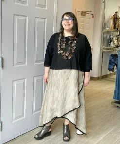 Cynthia Ashby Cynthia Ashby Joy Dress, Natural Airbrush 18 Cynthia Ashby Cynthia Ashby Joy Dress, Natural Airbrush