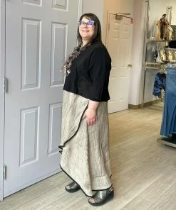 Cynthia Ashby Cynthia Ashby Joy Dress, Natural Airbrush 19 Cynthia Ashby Cynthia Ashby Joy Dress, Natural Airbrush