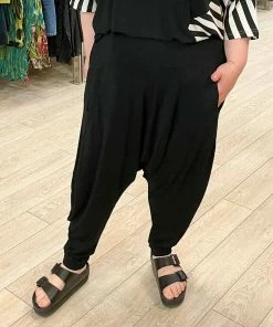 Trine Kryger Simonsen Tonia Drop Crotch Pants, Black Trine Kryger Simonsen 16 Trine Kryger Simonsen Tonia Drop Crotch Pants, Black Trine Kryger Simonsen