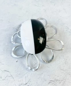 OC Jewelry Beatle Juice Magnet Brooch, White OC Jewelry